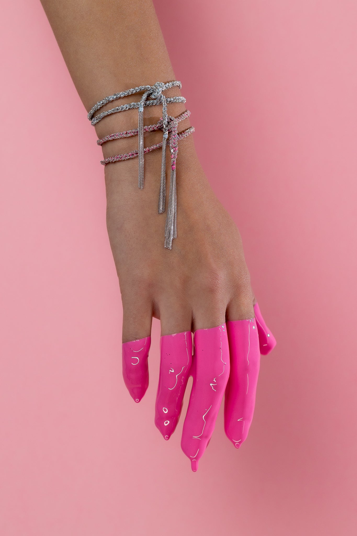 Promise me bracelet - pink – AZOU